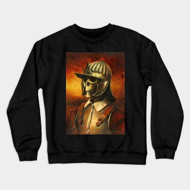 Civil War Skeleton Crewneck Sweatshirt by mictomart